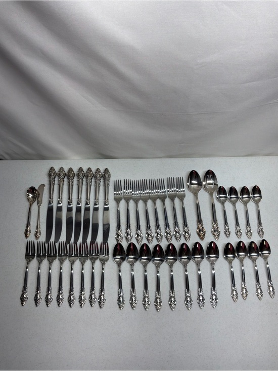 International Silver Other - Vintage International Silver Plate Empress Pattern 43 Pcs